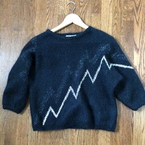 Christian Dior vintage 80s cropped sweater